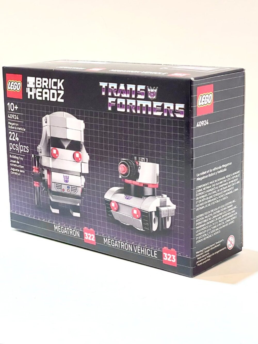 LEGO 40924 Brickheadz TRANSFORMERS Megatron Robot & Vehicle NIB In Hand - Picture 5 of 15